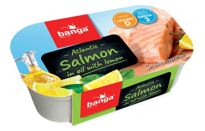 BANGA Lasis eļļā ar citronu (11x120g)