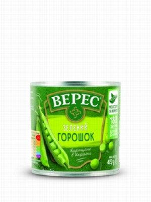 ***VERES Zaļie zirnīši (12x420g)