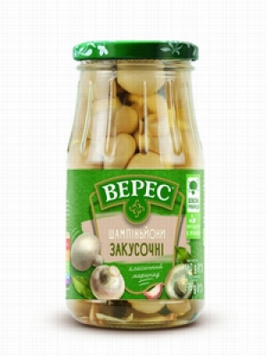 VERES Šampinjoni marinēti "Zakusochnie" (12x460g)