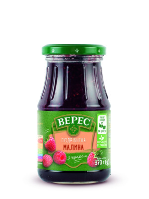 VERES Sasmalcināts avenes ar cuk.(12x370g)