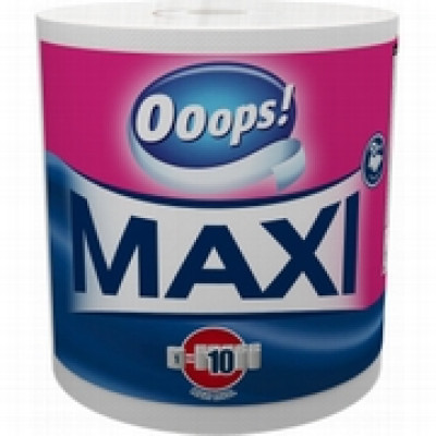 Ooops! Papīra virtuves dvieļi Maxi (6x1 ruļļi)