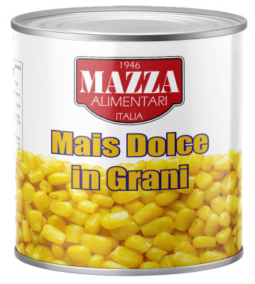 MAZZA Kukurūza, konservēta (6x2.5kg)(...4110)