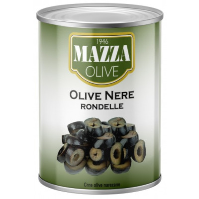 MAZZA Olīvas melnās (grieztās) (6x2.6kg)