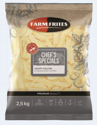 FF Kartupeļi frī Crispy Coated STEAKHOUSE EXTRA (5x2,5kg)