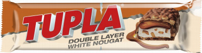 TUPLA Piena šok. "White Nougat" ar mandelēm (42x48g)