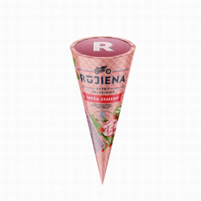 RŪJIENA ar meža zemeņu piedevu konuss (40x110ml/65g)