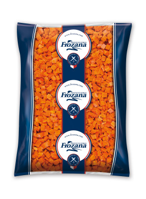 FROZANA Burkāni kubiņos /140/(4x2.5kg)