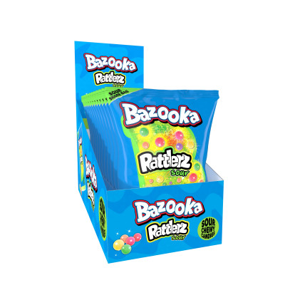BAZOOKA Rattlerz Sour košļ.kon. (12x120g)