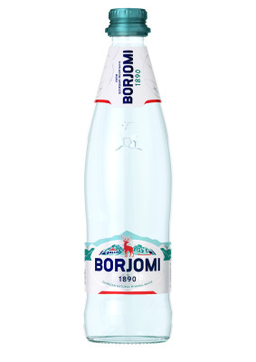 BORJOMI DEP 500ml (12gb) STIKLA pud.gāzēts min.ūdens