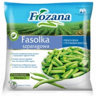 FROZANA Pupiņas(zaļās, sagrieztās)/328/(12x400g)