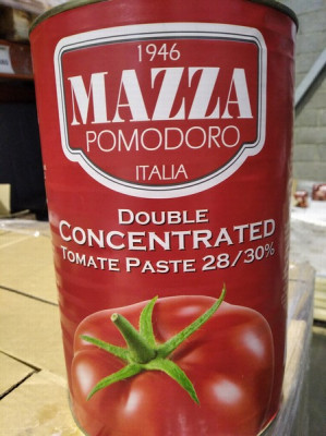 MAZZA Tomātu pasta dubultā koncentrēta 28/30%(3x4.5kg)
