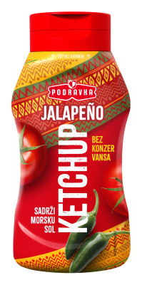 PODRAVKA Kečups Jalapeno PET (6x500g)