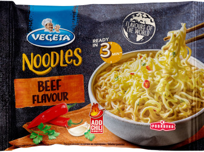 VEGETA Nūdeles ar liellopa garšu (40x75gr)