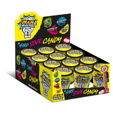 BRAIN BLASTERZ TUBE karamele ar skāba pulvera pildījumu (12x48g)