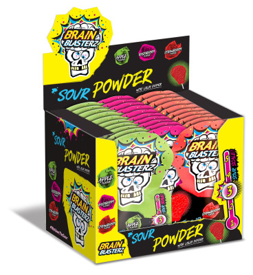 BRAIN BLASTERZ LOLLY SACH karamele ar aveņu garšu (30x10g)
