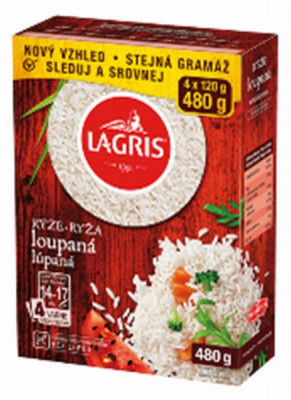 ***LAGRIS rīsi (4x120g) (16x480g)