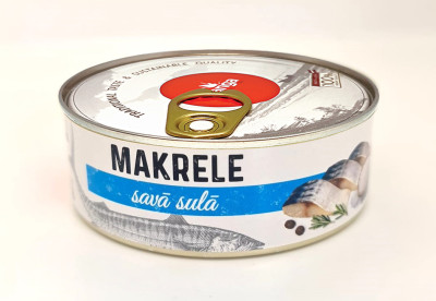 BANGA Makrele savā sulā (24x240g)
