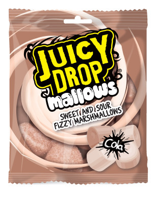 BAZOOKA Juicy Drop Mallows (20x100g) zefīri ar kolas garšu