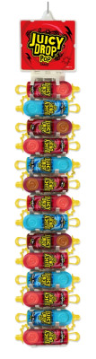 BAZOOKA CLIP STRP Juicy Drop Pop konfektes (14x26g)