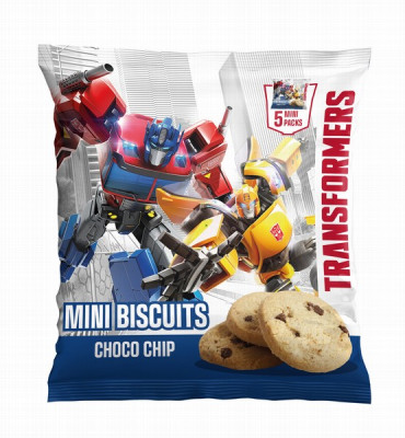*TRANSFORMERS Biskvīta mini cepumi ar šokolādes gabaliņiem (24x100g)