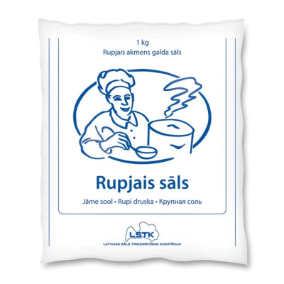 Rupjais galda sāls “Pavāriņš “(20x1kg)