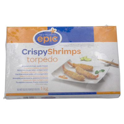 EPIC Tīģergarneles panējumā, Torpedo 16/20, 1kg, Indonēzija