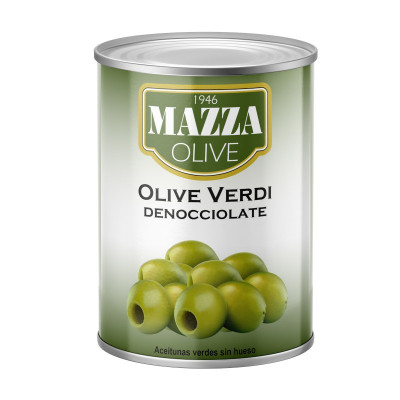 MAZZA Olīvas zaļās veselas b/k (6x2.65kg)