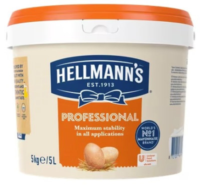 HELLMANN'S Majonēze Professional 29% (1x5kg / 5L)