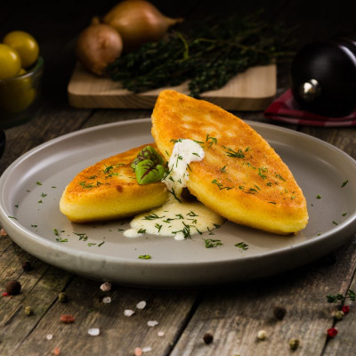 DONE COOKIN Kartupeļu pankūkas "Žemaišu" ar VISTU (40x160g)