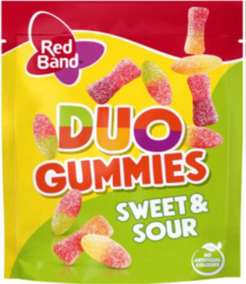 Red Band Duo Gummies Sweet & Sour (10x215g)