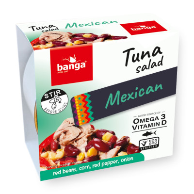 ***BANGA Meksikāņu tunča salāti (8x180g)
