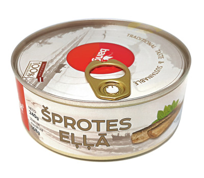 BANGA Šprotes eļļā (24x240g)