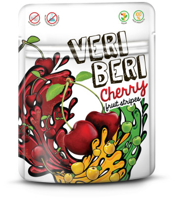 VERI BERI ķiršu strīpas (28x50g)