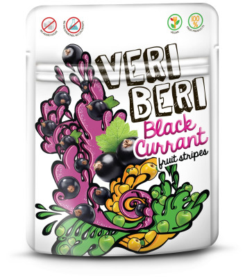 VERI BERI upeņu strīpas (28x50g)