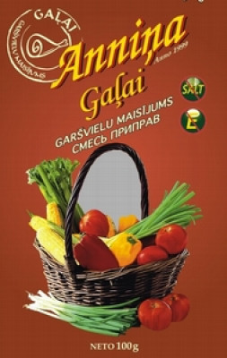 ANNIŅA Garšvielu mais."Gaļai"(5x100g)